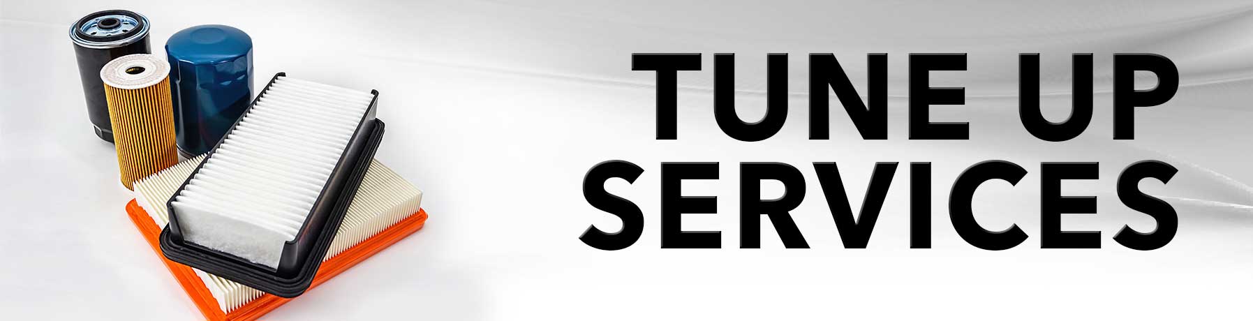 Tuneup banner image with picture of various filters